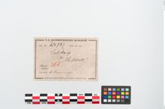 Etikett zu Bronzearmreif (NHMW-PRAE-024783)